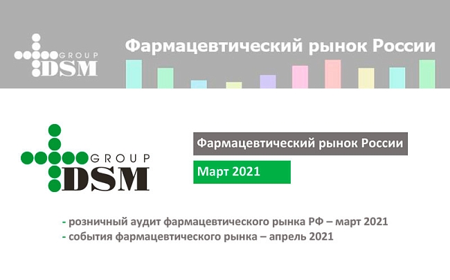 Фармацевтический рынок России: март 2021 г